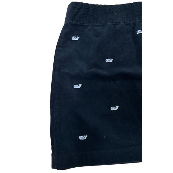 Vineyard Vines Whale Embroidered Cord Skirt Nay Blue - Picture 2 of 5